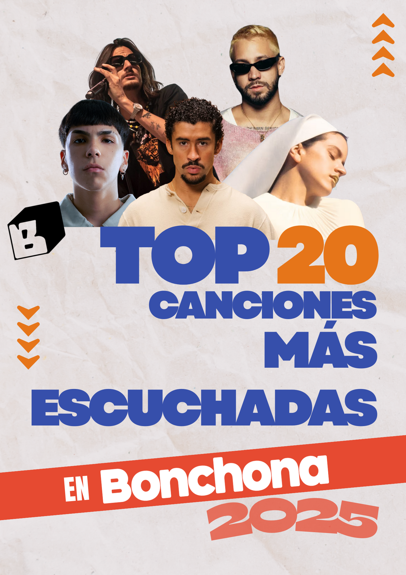 TOP 20 MÁS ESCUCHADAS