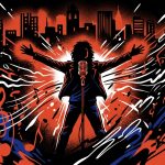 Ilustración de arte urbano sobre el show de Los Fundamentalistas, un homenaje rockero y emocional al Indio Solari.
