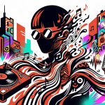 Ilustración de arte urbano en homenaje a Oliver Tree. Una celebración póstuma de su vida y legado musical.